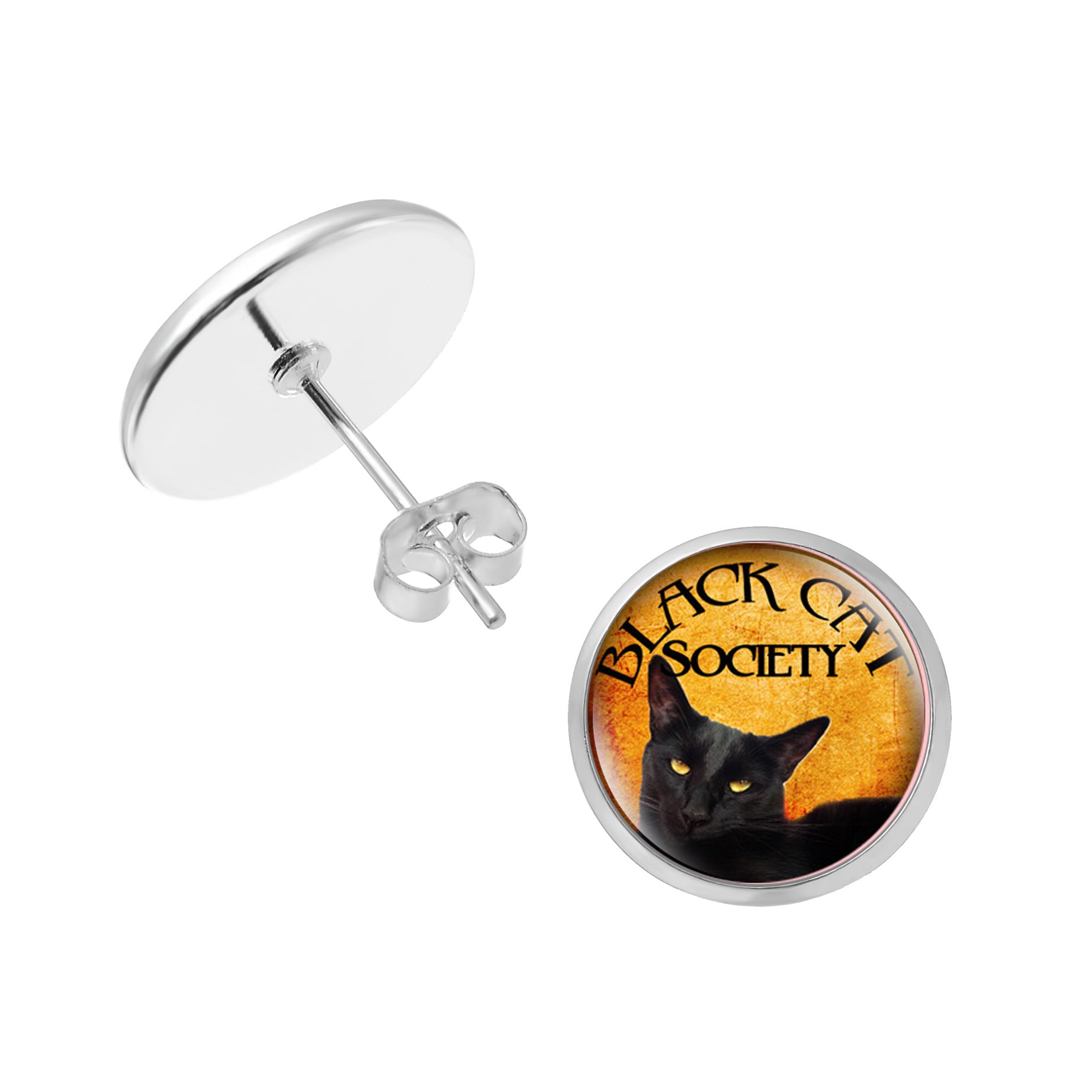 Personalised Pet Photo Stud Earrings