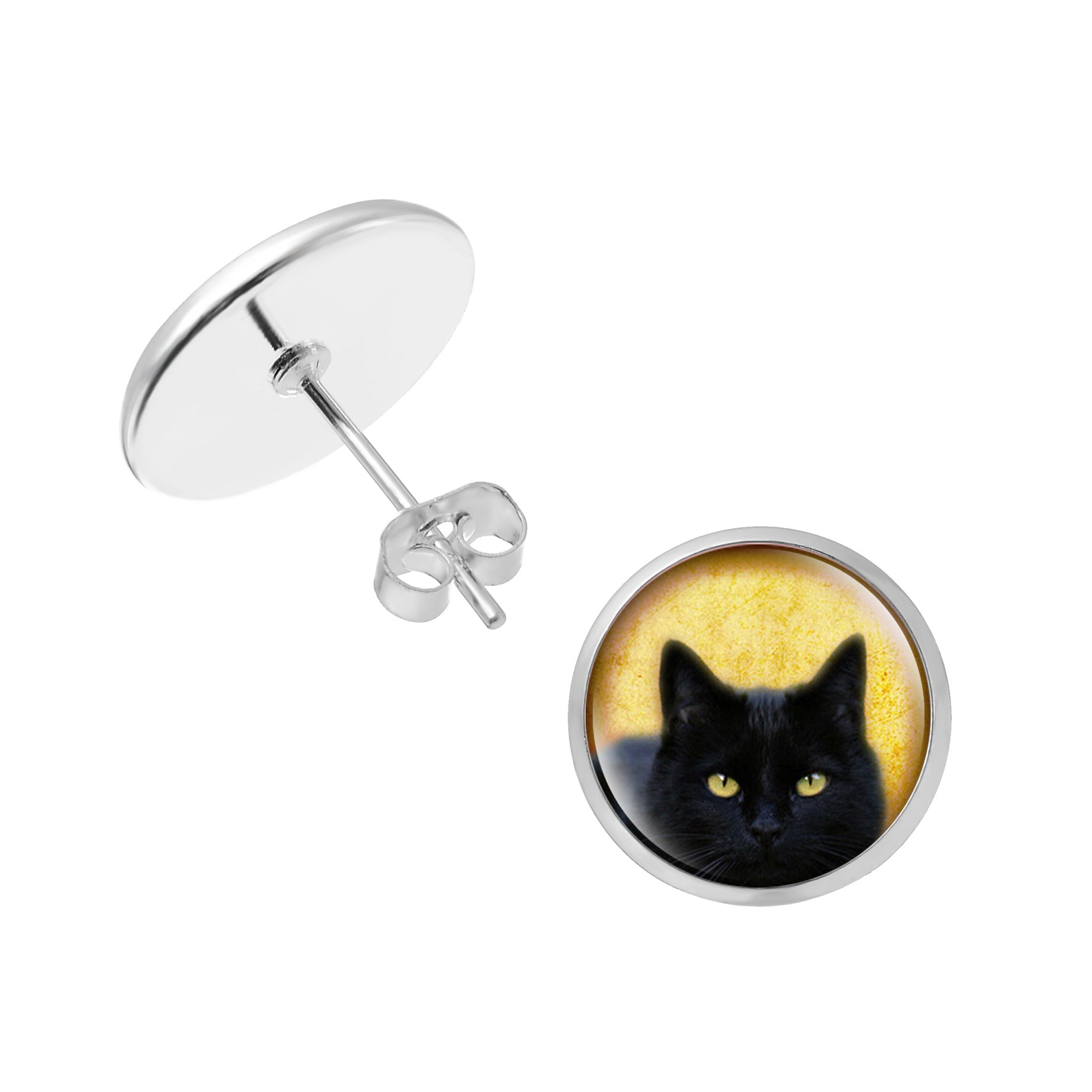 Personalised Pet Photo Stud Earrings