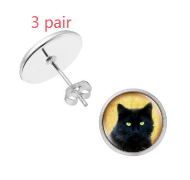 Personalised Pet Photo Stud Earrings